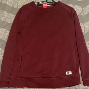 A Nike sweatshirt